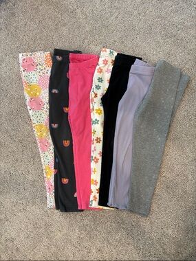 Set of 7 girls 4T leggings